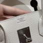 Hermes Birkin 25 /30 in Epsom Leather -Craie