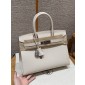 Hermes Birkin 25 /30 in Epsom Leather -Craie