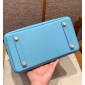 Hermes Birkin 25 / 30  in Epsom Leather-Celeste