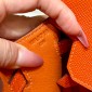 Hermes Birkin 25 /  30  in Epsom Leather-Orange