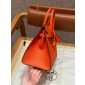 Hermes Birkin 25 /  30  in Epsom Leather-Orange
