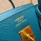 Hermes Birkin 25 /  30  in Epsom Leather-Vert Bosphore