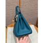 Hermes Birkin 25 /  30  in Epsom Leather-Vert Bosphore
