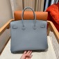 Hermes Birkin35 in Togo Leather -Linen blue