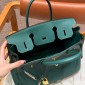 Hermes Birkin 35 Borsa in pelle togo-Malachite