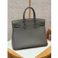 Hermes Birkin 35 Borsa in pelle togo-Etain