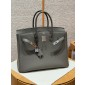 Hermes Birkin 35 Borsa in pelle togo-Etain