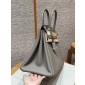 Hermes Birkin 35 Borsa in pelle togo-Gris Asphaite
