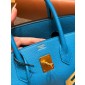 Hermes Birkin35 in Togo Leather -Blue frida