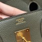 Hermes Birkin 25 / Birkin 30  in Togo Leather-Olive green