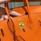 Hermes Birkin 25 / Birkin 30  in Togo Leather-Orange