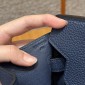 Hermes Birkin 25 / Birkin 30  in Togo Leather-Blue navy