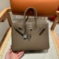 Hermes Birkin 25 / Birkin 30  in Togo Leather-Etoupe 