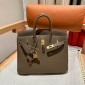 Hermes Birkin 25 / Birkin 30  in Togo Leather-Etoupe 