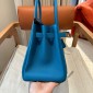 Hermes Birkin 25 / Birkin 30  in Togo Leather-Blue frida