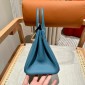 Hermes Birkin 25 / Birkin 30  in Togo Leather-Blue Jean