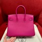 Hermes Birkin 25 / Birkin 30  in Togo Leather-Rose purple