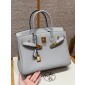 Hermes Birkin 25 / Birkin 30  in Togo Leather-Blue Glacier