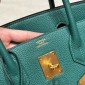 Hermes Birkin 25 / Birkin 30  in Togo Leather-Malachite
