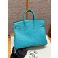 Pre-ordered Birkin 25 / 30  in Ostrich Leather- Bleu De Nord