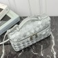 Silver Intrecciato leather Bang Bang Vanity Case 