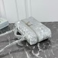Silver Intrecciato leather Bang Bang Vanity Case 