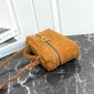 Amber Intrecciato Suede Bang Bang Vanity Case 