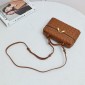 Amber Intrecciato leather Bang Bang Vanity Case 