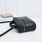 Black Intrecciato leather Bang Bang Vanity Case 
