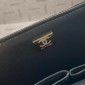 Chanel Medium Flap Handbag in Suede Deerskin-Black