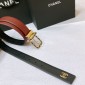 Chanel Leather Belt 3cm