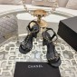 Chanel Lambskin Sandals, Heel 8.5cm,  Size 35-42