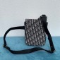  Dior oblique mini messenger bag