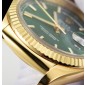 Rolex Day-Date 36mm , Oyster, leather, 18K yellow gold