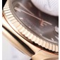 Rolex Day-Date 36mm , Oyster, leather，18K rose gold