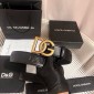 Cintura in pelle dolce Gabbana 4.0 cm