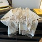 Fendi Wool and Cashmere FF Poncho