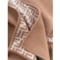 Fendi Fleecewool Cashmere FF Poncho
