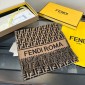 Fendi Wool and Cashmere FF Scarf