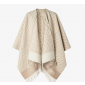 Fendi Wool and Cashmere FF Poncho