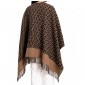 Fendi Wool and Cashmere FF Poncho