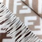 Fendi Wool and Cashmere FF Gradient Scarf