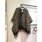 Fendi Wool and Cashmere FF Poncho