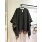 Fendi Wool and Cashmere FF Poncho