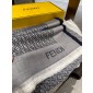 Fendi Silk and Wool FF Shawl