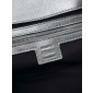 Borsa in pelle Fendi Silver Medium Bagutte