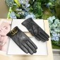 Chanel leather gloves