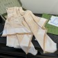 Gucci GG jacquard silk wool shawl 
