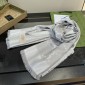 Gucci GG jacquard silk wool shawl 