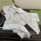 Gucci GG jacquard silk wool shawl 